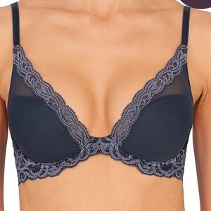 Natori‎ Feathers Contour Bra Sz 36DD
